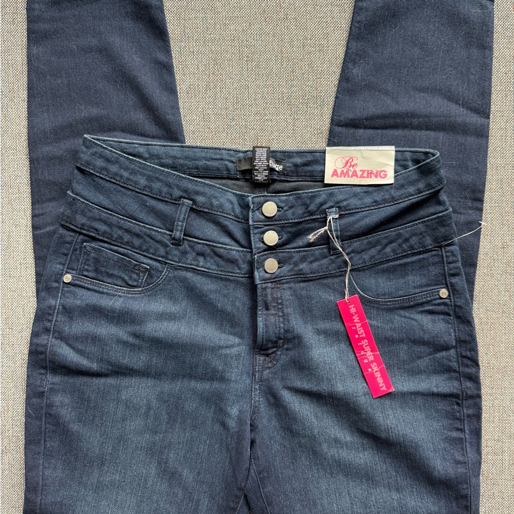Refuge High Rise Dark Blue Jeans